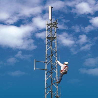 Mast Pylon Ferro angular 3 pernas Telecomunicações Torre de aço 20 30 40 45 50 55 60 M