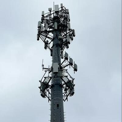 20 35M Monopole 5G Onda Milimétrica Pequena Torre de Celular Design Compacto para Área Urbana de Alta Densidade