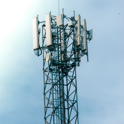 Iso equipado com pernas da torre da antena de 40M Corrosion Proof 4 certificado para a infra-estrutura das telecomunicações