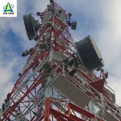 Torre de comunicação equipada com pernas resistente ao tempo de 48M 4 para construir