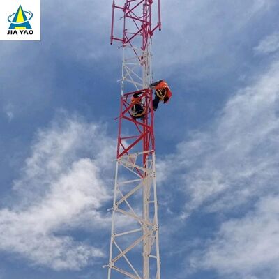 frete da torre de aço equipada com pernas do ângulo de pouco peso 3 de 56M baixo para o projeto remoto do distrito