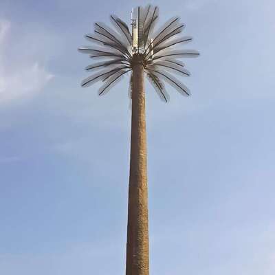 torre Monopole da árvore biônica realística de 32M para telecomunicações da comunidade residencial