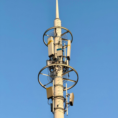 torre Monopole da baixa carga de vento de 35Meter para telecomunicações compostas residenciais da entrada