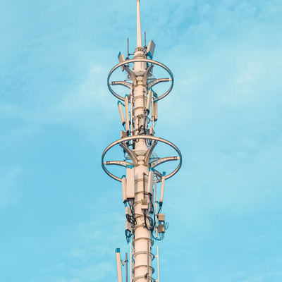 torre Monopole customizável da cor de 40M para o bloco de negócios do turismo cultural