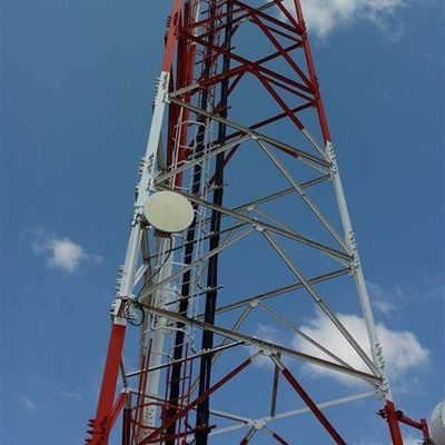 Alta Resolução Triangular Radio Telecom 3 pernas Tubular Torre de Aço 40M/S