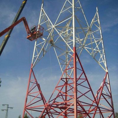 Rede Wifi móvel 4G 5G GSM sinal de rádio 4 perna ângulo Torre de Telecomunicações de aço