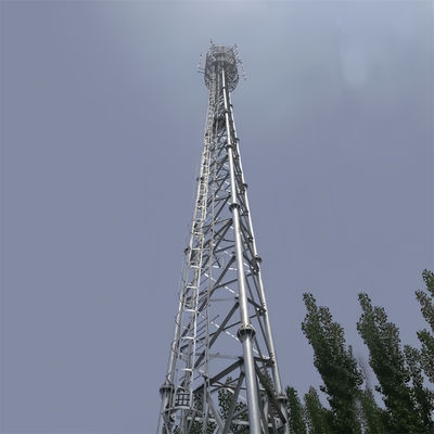 3 pernas Torre de aço tubular Rede móvel 4G 5G Sinais de rádio Torres de transmissão