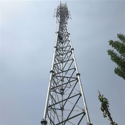 Comunicação telefônica Wifi Antenna triangular Mast 3 pernas Torre de comunicação de rádio
