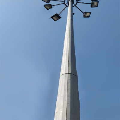 Aço 20 metros Gsm Monopólio torre de aço torre de comunicação para venda Q345B/A572