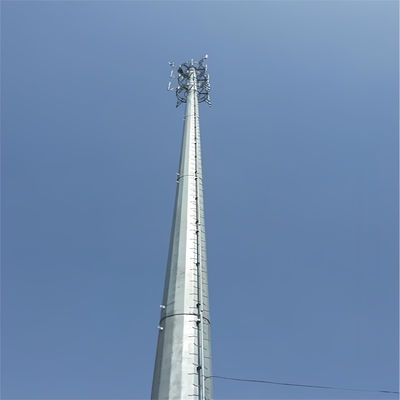 Aço 20 metros Gsm Monopólio torre de aço torre de comunicação para venda Q345B/A572