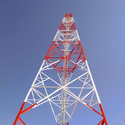 Comunicação Torre de transmissão de aço de 3 pernas 20m