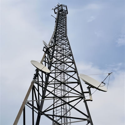 Comunicação Torre de transmissão de aço de 3 pernas 20m