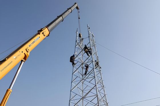30 Ft Free Standing TV Radar Internet 4 pernas auto-suportando Angular Gratice aço Quatro pernas torre de comunicação