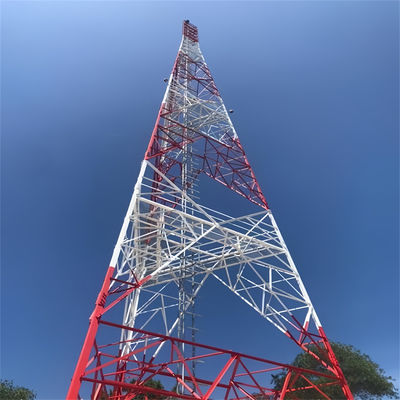 10 - 60 M metros Internet auto-sustentável 5G Torre de telecomunicações Antenna Torre de 3 pernas