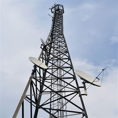 30-80m Mast Galvanizado de Telecomunicações 3 pernas Torre de aço angular