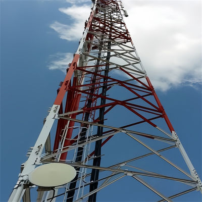 10 - 60 M metros Internet auto-sustentável 5G Torre de telecomunicações Antenna Torre de 3 pernas
