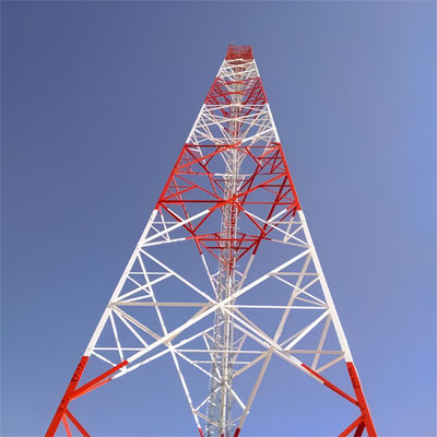 30m de aço galvanizado de mastro único Comunicação Antenna Mono Poles Telefones celulares Rádios Monopólio Torre