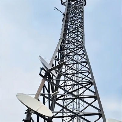 Q255B Q355B Q420B Design 3 pernas torre angular de aço torre de telecomunicações