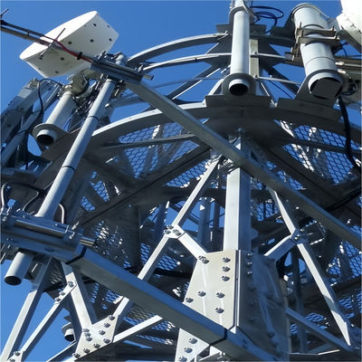 GB ANSI TIA-222-G Padrão Q235 Q345 Telecom Antenna Torre 3leg 60m Rádio Microondas