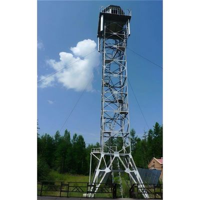 Torre de guarda de metal na segurança da prisão Torre de observação de incêndio
