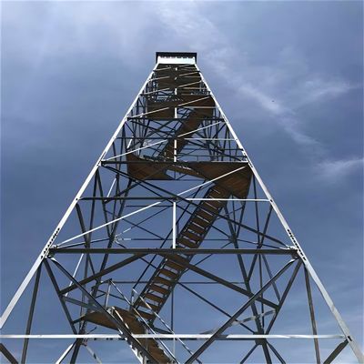 Torre de guarda de metal na segurança da prisão Torre de observação de incêndio