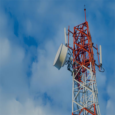 A36 Astm 60 M metros 4 pernas de aço torre de comunicação de microondas 50 Ft torre autossustentável