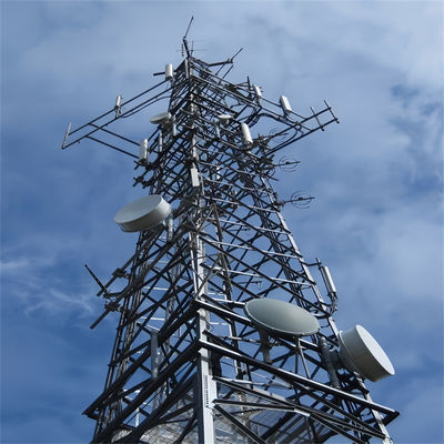 5-200M Galvanizado ângulo de aço aço torre de rede de aço fabricantes torre de rede de telecomunicações