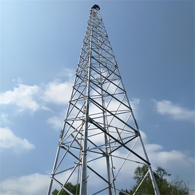 Televisão exterior sem fio 4G Telefone celular Comunicação por satélite Rádio de microondas Antenna Torre de grelha 4 pernas Torre angular