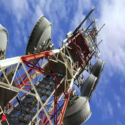 Televisão exterior sem fio 4G Telefone celular Comunicação por satélite Rádio de microondas Antenna Torre de grelha 4 pernas Torre angular