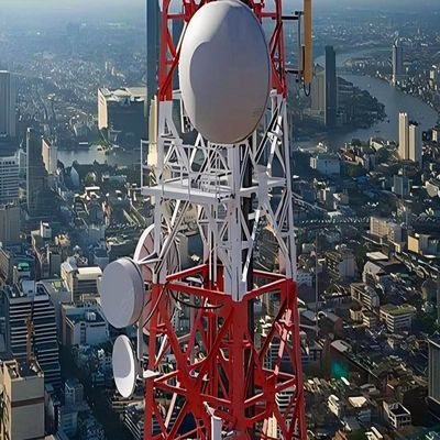 20 40 60 80 100 m Telecom Shelter Design Ângulo Grelha de aço Rádio Antenna 4g Equipamento sem fio Torre de comunicação