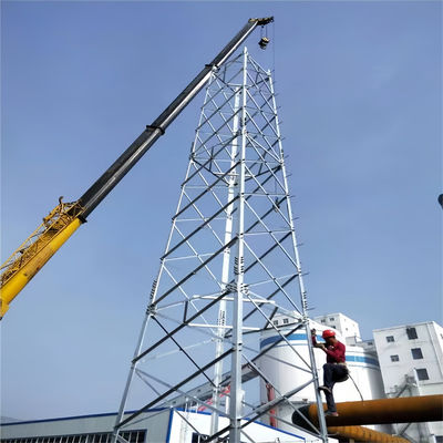 Autônomo Retalho de Aço Microondas Rádio Wifi Telecomunicações 4 pernas Ângulo Torre de Células e Mastro de Retalho Para Venda