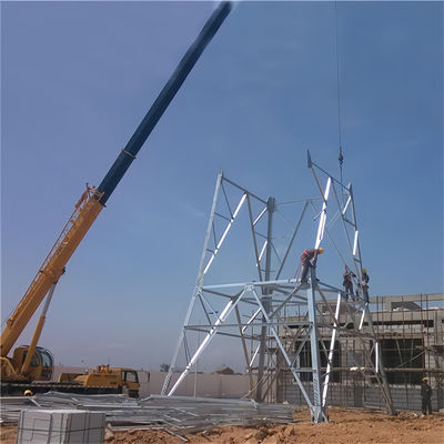 Autônomo Retalho de Aço Microondas Rádio Wifi Telecomunicações 4 pernas Ângulo Torre de Células e Mastro de Retalho Para Venda