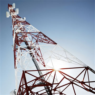 Transmissor Wifi Autossustentável Antenna Torre Energia Solar Satélite de aço 4 pernas Torre de aço galvanizado