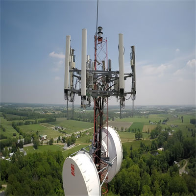 25 35 45 55 60 m Base autossustentável Transmissão de rádio Pylon Wifi Receptor Aço Telecomunicações Torre de comunicação de quatro patas