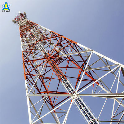Fabricante Pylon de aço de 4 pernas 5 km Transmissor Wifi e receptor Grelha angular Torre de rádio de suporte sem fio de microondas