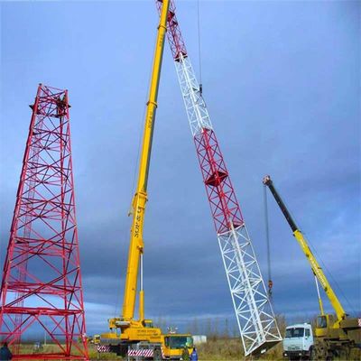 Galvanização por imersão a quente Torre de 4 pernas 20m 25m 30m 35m 40m 45m 50m 55m 60m 65m 70m 75m 80m