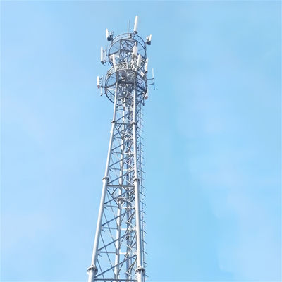 Autossustentável Hot-Dip Galvanized Digital TV Receiver Rádio celular Telecom Wifi Antenna Triangular Steel Mast Torre