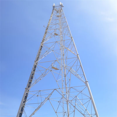 Autossustentável Hot-Dip Galvanized Digital TV Receiver Rádio celular Telecom Wifi Antenna Triangular Steel Mast Torre
