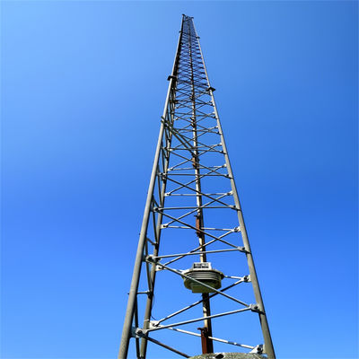 30 metros galvanizado 3 pernas torre de auto-apoio tubular de aço torre de rede de telecomunicações