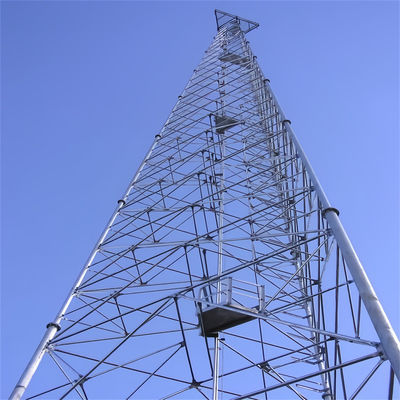 30 metros galvanizado 3 pernas torre de auto-apoio tubular de aço torre de rede de telecomunicações