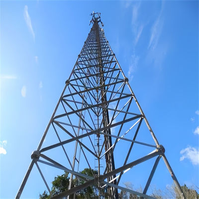 Hot Dip Galvanizado Autossustentável Torre de Três Pernas Tubular Gsm Antenna Torre de Telecomunicações