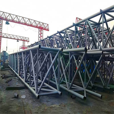 Torre de aço tubular galvanizado com 3 pernas torre de antena de telecomunicações