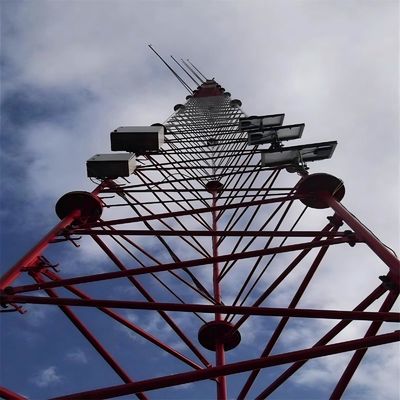 Preço do fabricante 2g 3g 4g 5g Telecomunicação sem fio Antenna de sinal GSM 3/4 pernas Torre de aço tubular