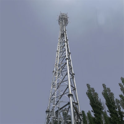 Tubos galvanizados a quente Tubos tubulares Autossustentáveis Torre de antena Estrutura de rede Torre de transmissão