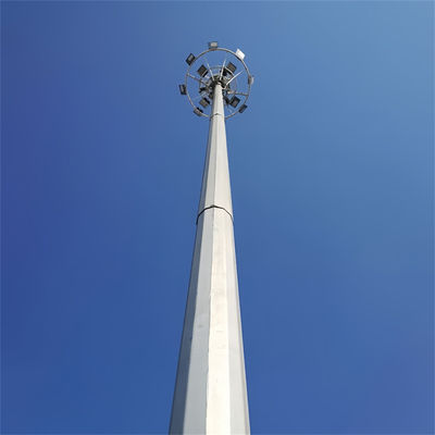 Estação Base de Celulares 5G Telecomunicação Monopólio de Aço Torre 5 10 20 25 30 35 40 Meter