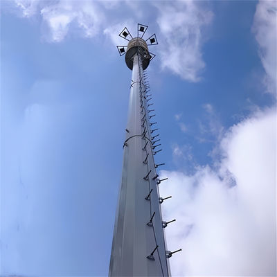 4G 5G Wireless Microondas Monopólio Telecom Torre Com Flangel 5m 12m 36m 45m 55m metros