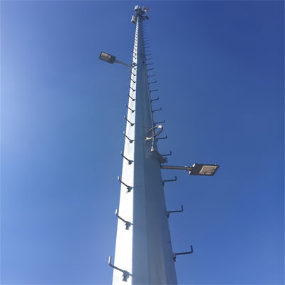 OEM Galvanizado Monopólio de Autossustento Mastro de Torre de Antenna Para GSM 5G Tubos de Comunicação