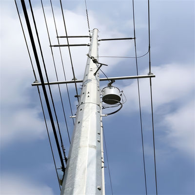 20 metros 25 30 metros Antenna Telecom Aço Monopólio Torre Q345B / A572 Material