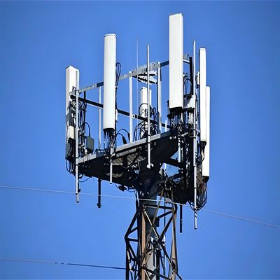 Plataforma de trabalho de longa distância Wifi profissional personalizada Microondas Monopólio de auto-apoio Torre de antena