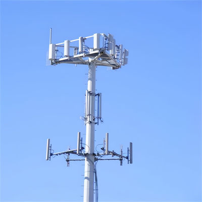 Máster único Antennas de comunicação Polos Monopólio Torre 30m Aço galvanizado